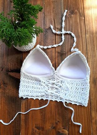 В'язаний кроп топ, 100% бавовна