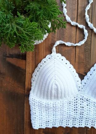 В'язаний кроп топ, 100% бавовна