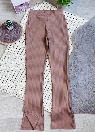 Стильные брюки с разрезами, состояние отлично!