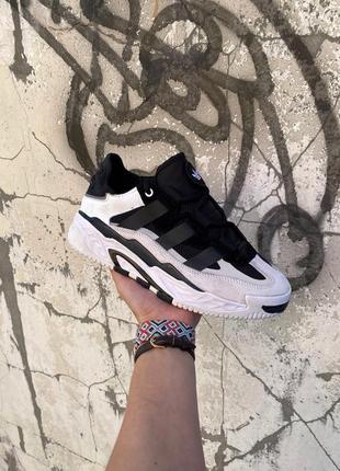 Кросівки adidas niteball black grey2 фото