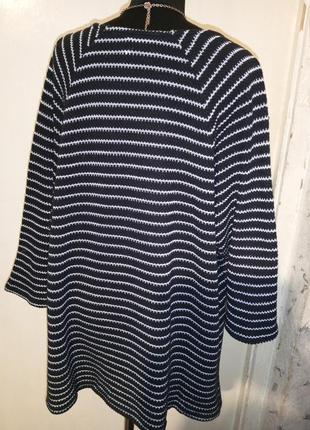 Трикотажная,асимметричная блузка-трапеция с замочками,большого размера,германия2 фото