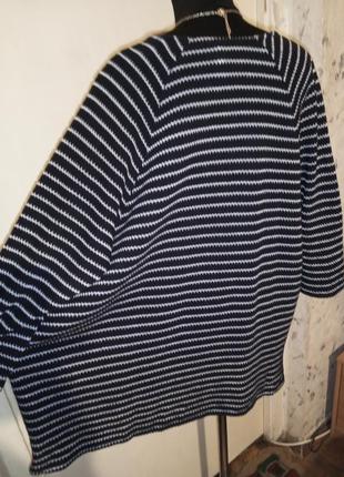 Трикотажная,асимметричная блузка-трапеция с замочками,большого размера,германия6 фото