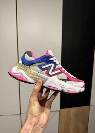 Кроссовки new balance 9060 purple/pink (нев баланти)