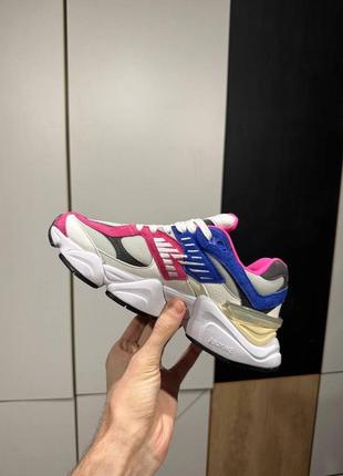 Кроссовки new balance 9060 purple/pink (нев баланти)5 фото