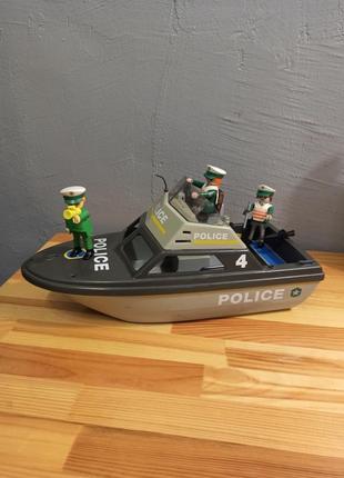 Большая полицейская лодка playmobil плеймобиль10 фото