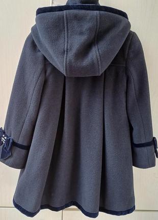 Очень красивое пальто весеннее из шерсті 62%, торговая марка  lapin house , производитель греция6 фото