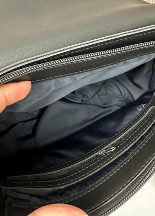 Жіноча міні сумочка клатч на плече стиль diesel, маленька сумка чорна дизель3 фото