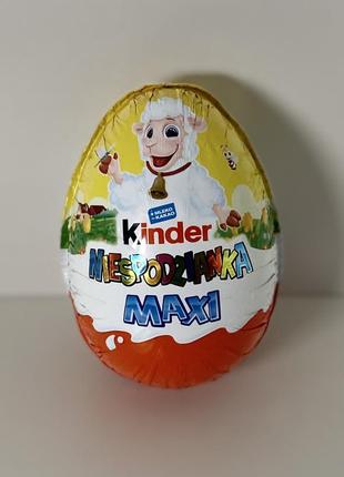 Яйце шоколадне kinder сюрприз maxi 100 грам1 фото