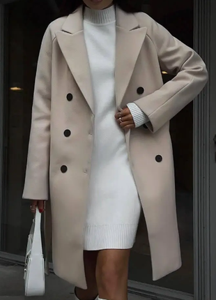 Пальто женское весеннее кашемир на подкладке s-m; l-xl  sin1047-659sве4 фото