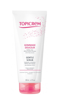 Ультра-мягкий скраб гоммаж для лица и тела топиркем topicrem gentle scrub gommage douceur face & bod1 фото