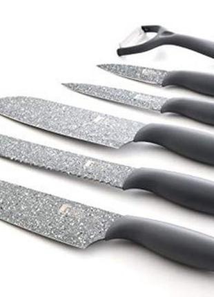 Набір ножів bergner star bg-39325-gy 6 предметів