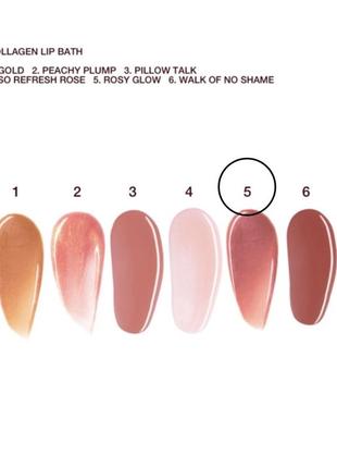 Колагеновий блиск для губ charlotte tilbury collagen lip bath rosy glow3 фото