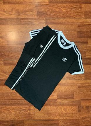 Комплект для спорта спортивный костюм лосины футболка adidas