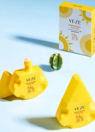 Защитный крем от солнца veze sun screen с spf 50+ и pa+++ (30 г)3 фото