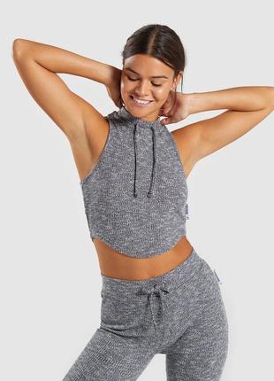 Майка slounge crop top gymshark1 фото