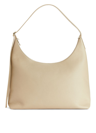 Натуральна шкіряна сумка arket 1222179