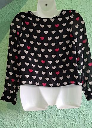 Кофта сердечки с замочком 2