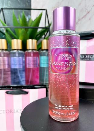 Розпив victoria’s secret velvet petals candied міст парфумований спрей вікторія сікрет секрет