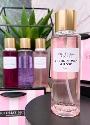 Распив victoria’s secret coconut milk & rose мист парфюмированный спрей виктория сикрет