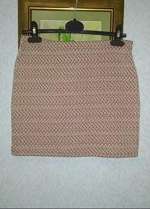 Демисезонная  трикотажная юбка бандо