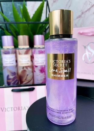 Розпив victoria’s secret love spell shimmer міст парфумований спрей вікторія сікрет