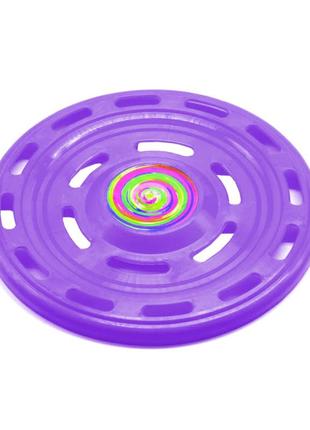 Літаюча тарілка mtoys s0007 22 см (фіолетовий)1 фото