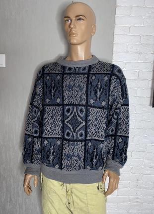 Винтажный свитер джемпер винтаж xxl 54р