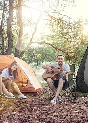 Туристическая палатка для переодевания , душ , туалет trizand 23492 черный польша