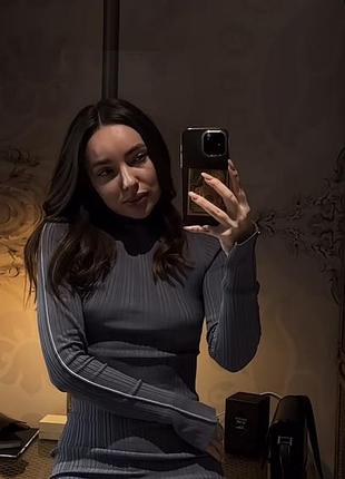 Сукня zara в рубчик