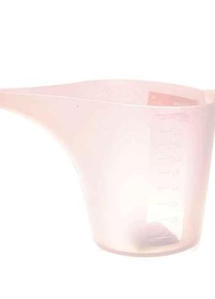 Кружка пластикова мірна з носиком 1л тм мед "kg"