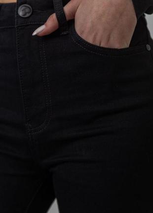 Джинси жіночі стрейч, колір чорний, 214r14335 фото