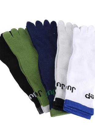 Шкарпетки з роздільними пальцями з бавовни juep, п'ятипалі високі шкарпетки4 фото