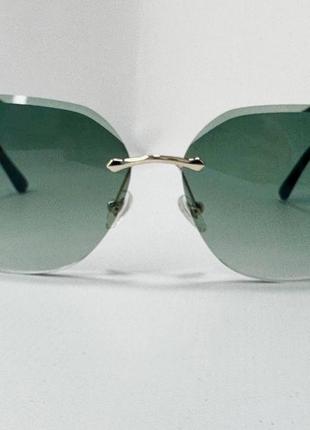 Солнцезащитные очки женские геометрические безоправные с антибликовыми линзами...