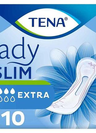 Прокладки урологічні 10шт lady slim extra 5 крап тм tena  "kg"