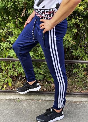 Спортивные штаны classic темно-синие2 фото