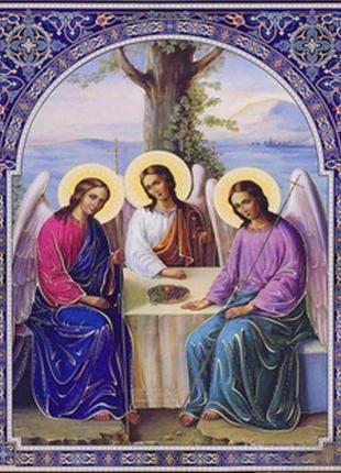 Набір для творчості алмазна картина свята трійця strateg розміром 40х50 см кв (sk86012) от imdi