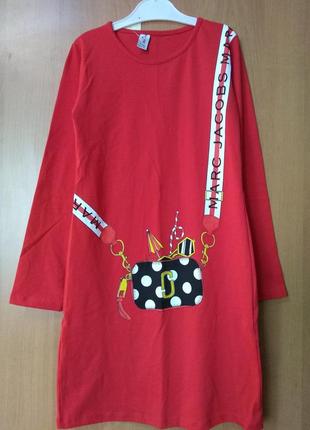 Дитяча сукня сумочка (тр-346614) червона5 фото