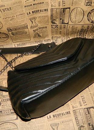 Сумка клатч кроссбоди чорна 3