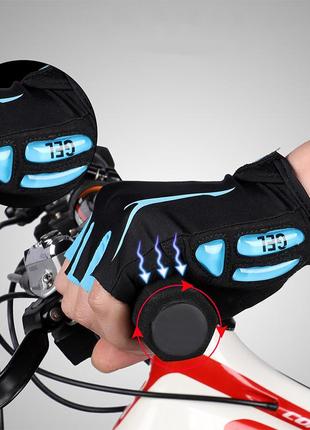 Велосипедные перчатки west biking 0211190 m blue велоперчатки без пальцев спортивные беспалые "gr"5 фото