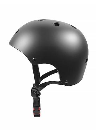 Защитный шлем helmet t-005 black s для катания на роликовых коньках скейтборде "gr"