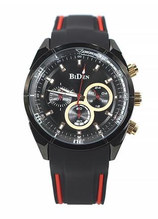 Часы мужские biden b0162 black кварцевый механизм наручные "gr"