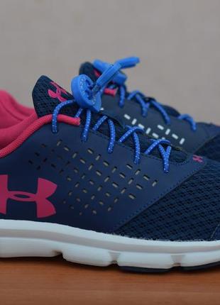 Сині кросівки under armour ggs micro g rave, розмір 36.5. оригінал