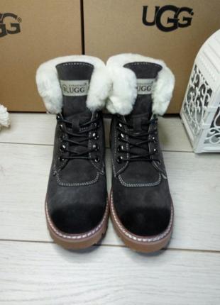 Угги женские ugg australia ботинки с натуральным мехом 601-321 фото