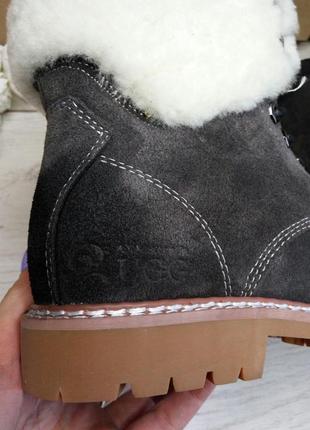 Угги женские ugg australia ботинки с натуральным мехом 601-324 фото