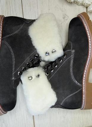 Угги женские ugg australia ботинки с натуральным мехом 601-326 фото