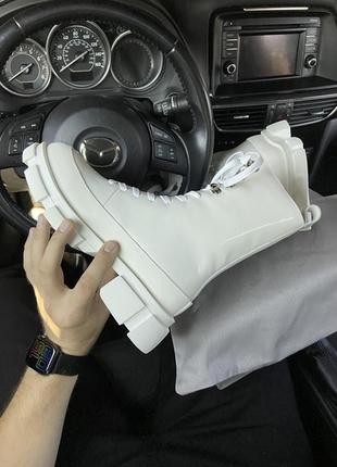 Білі жіночі сапоги/ботинки both gao high boots white