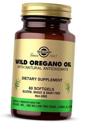 Олія орегано з натуральними антиоксидантами, wild oregano oil, solgar 60 (71313017)