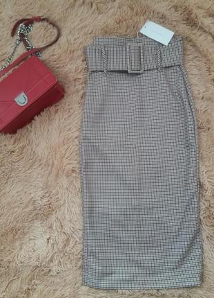 Спідниця міді zara юбка миди