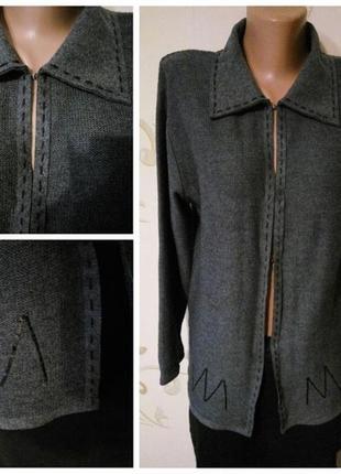 Gerry weber. 50% натуральна вовна. елегантна кофта кардиган.