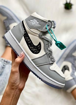 Nike air jordan 1 retro x christian dior1 фото